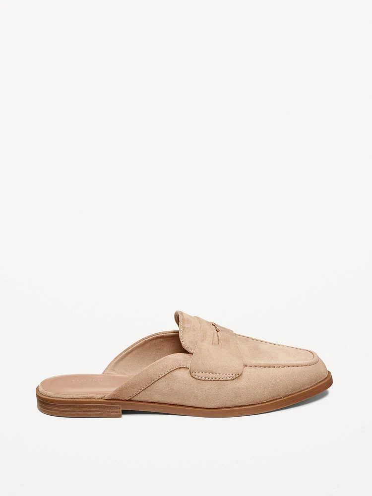 Croc Loafer Mule Shoes for Women