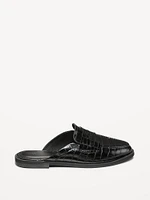 Croc Loafer Mule Shoes for Women