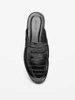 Croc Loafer Mule Shoes for Women