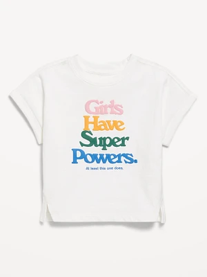 Dolman-Sleeve T-Shirt for Toddler Girls