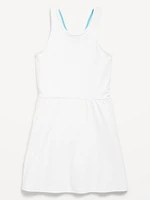 PowerSoft Sleeveless Ribbed Athletic Dress for Girls