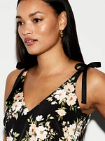 The Occasion by Old Navy Fit & Flare Taffeta Mini Dress