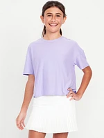 CloudMotion Cropped Performance T-Shirt for Girls