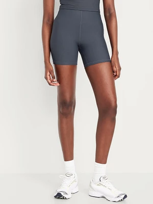 Extra High-Waisted PowerSoft Sculpt Biker Shorts -- 6-inch inseam