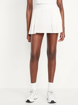 Extra High-Waisted StretchTech Pleated Skort