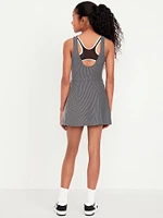 PowerSoft Sleeveless Ribbed Athletic Dress for Girls