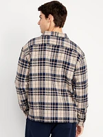Loose Fit Plaid Pocket Shirt