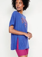 CloudMotion Oversized Graphic T-Shirt