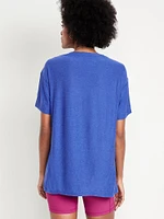 CloudMotion Oversized Graphic T-Shirt
