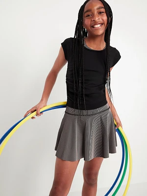 Fitted Ruched Seamless Performance Top for Girls