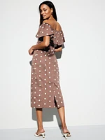 The Occasion by Old Navy Ruffle Midi Dress