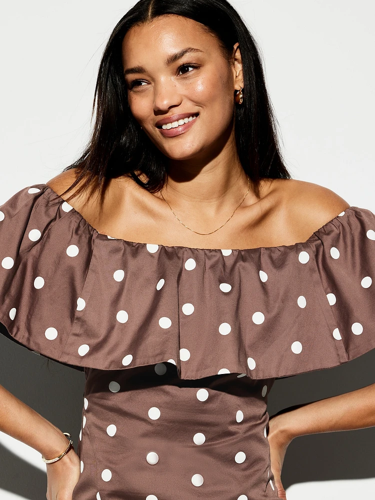The Occasion by Old Navy Ruffle Midi Dress