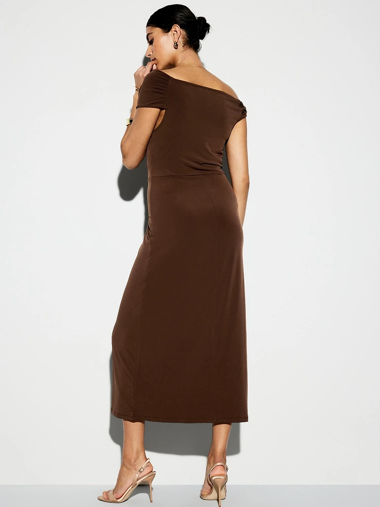 The Occasion by Old Navy One-Shoulder Midi Dress