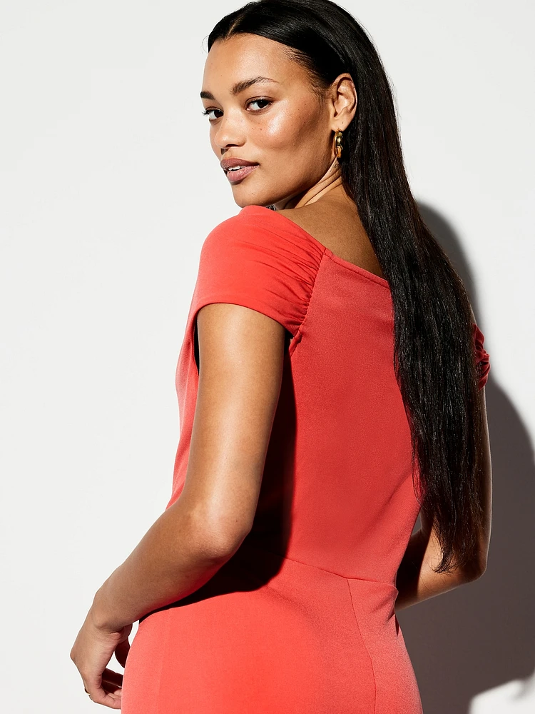 The Occasion by Old Navy One-Shoulder Midi Dress