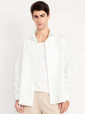 Oversized Poplin Shirt