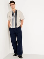 Full-Zip Moto Shirt