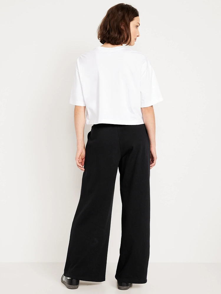 Mid-Rise SoComfy Super Wide-Leg Sweatpants