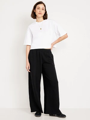 Mid-Rise SoComfy Super Wide-Leg Sweatpants