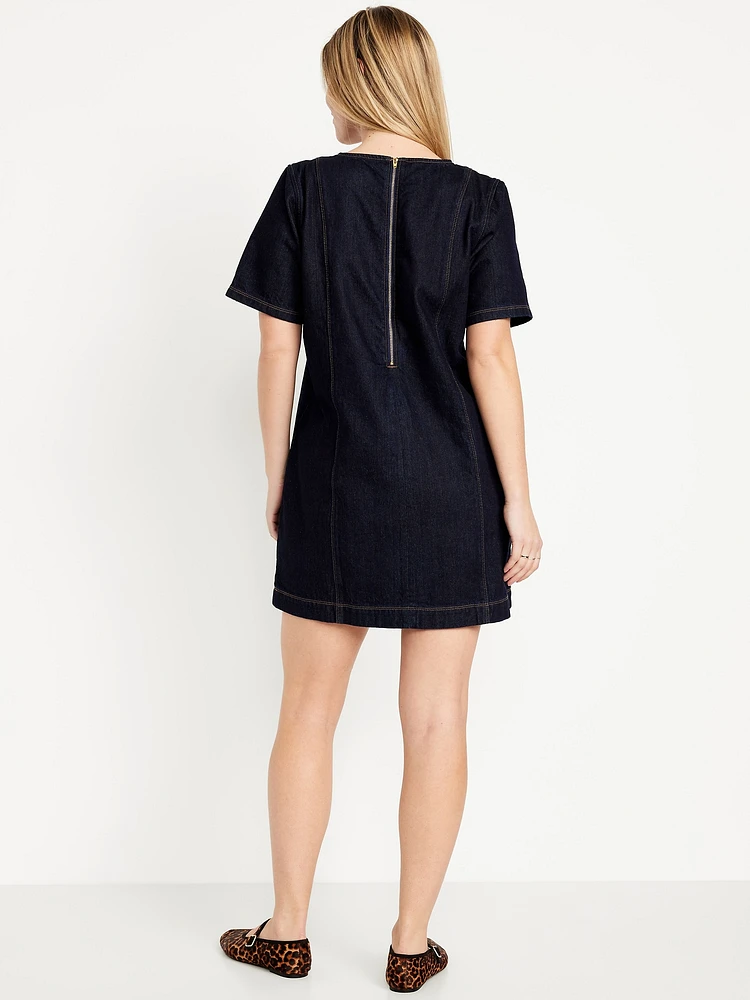 Denim Mini Dress