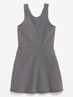 PowerSoft Sleeveless Ribbed Athletic Dress for Girls
