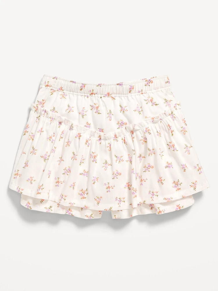 High-Waisted Skort for Toddler Girls