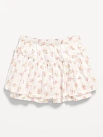 High-Waisted Skort for Toddler Girls
