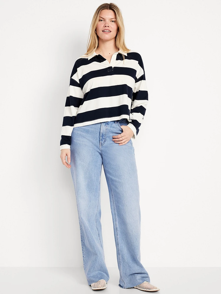 Extra High-Waisted Wide-Leg Jeans
