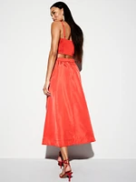 The Occasion by Old Navy High-Waisted Taffeta Midi Skirt