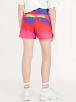 High-Waisted Dolphin-Hem Run Shorts for Girls