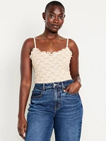 Ruffle Lace Camisole