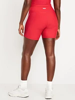 High-Waisted PowerSoft Biker Shorts -- 6-inch inseam