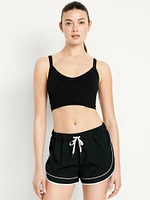 Light Support Fluid Seamless Longline Sports Bra