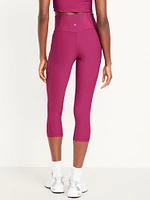 High-Waisted PowerSoft Crop Pocket Leggings