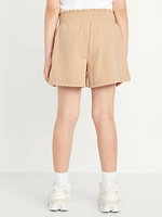 High-Waisted StretchTech Performance Shorts for Girls