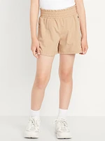 High-Waisted StretchTech Performance Shorts for Girls