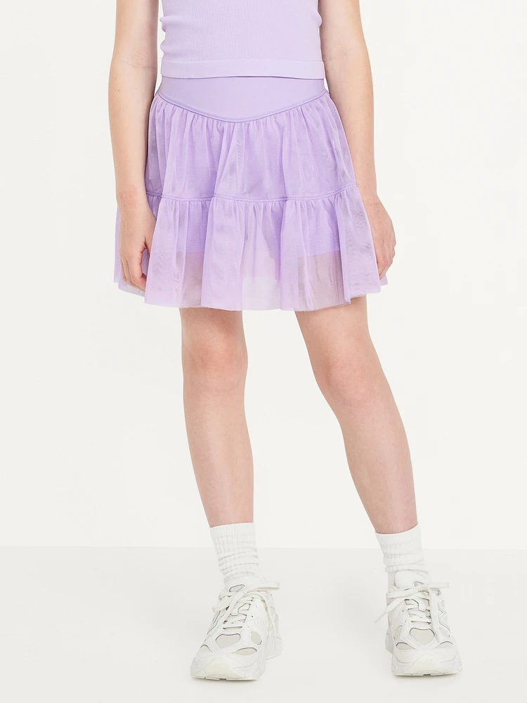High-Waisted PowerSoft Tutu Skort for Girls