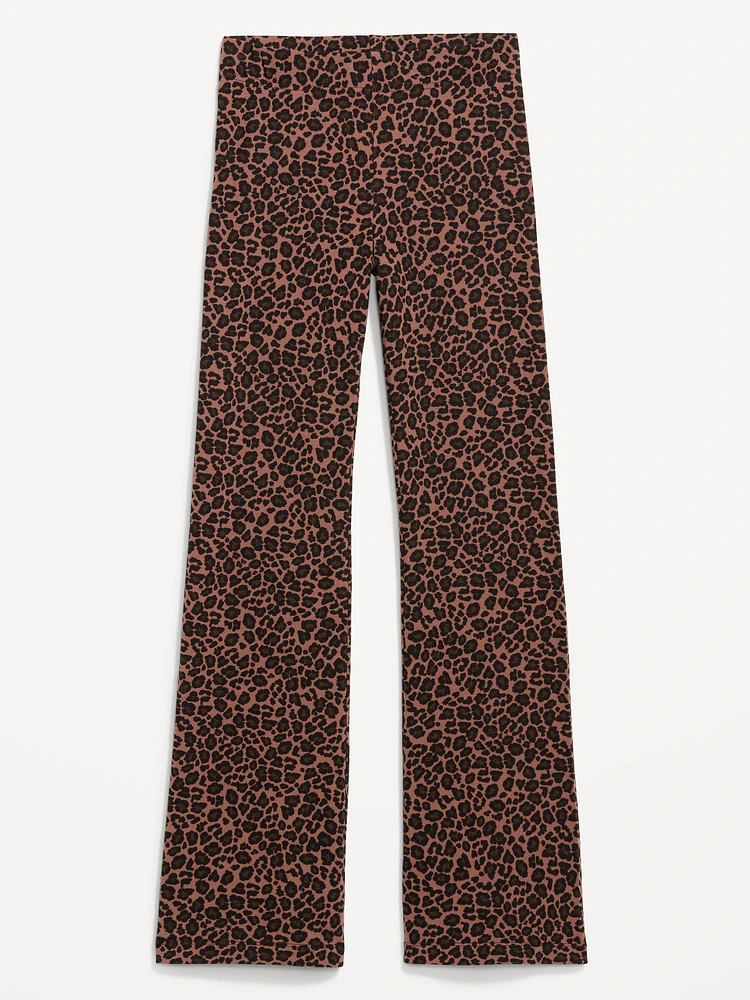 High-Waisted Fashion Flare Leggings