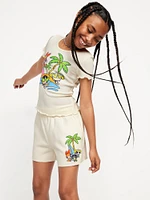 The Powerpuff Girls'™ High-Waisted Graphic Shorts for Girls