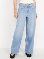 Mid-Rise Wow Baggy Wide-Leg Jeans