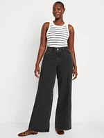 Mid-Rise Wow Baggy Wide-Leg Jeans