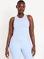Fluid Seamless Fitted Crop Tank Top