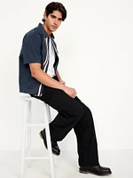 Full-Zip Moto Shirt
