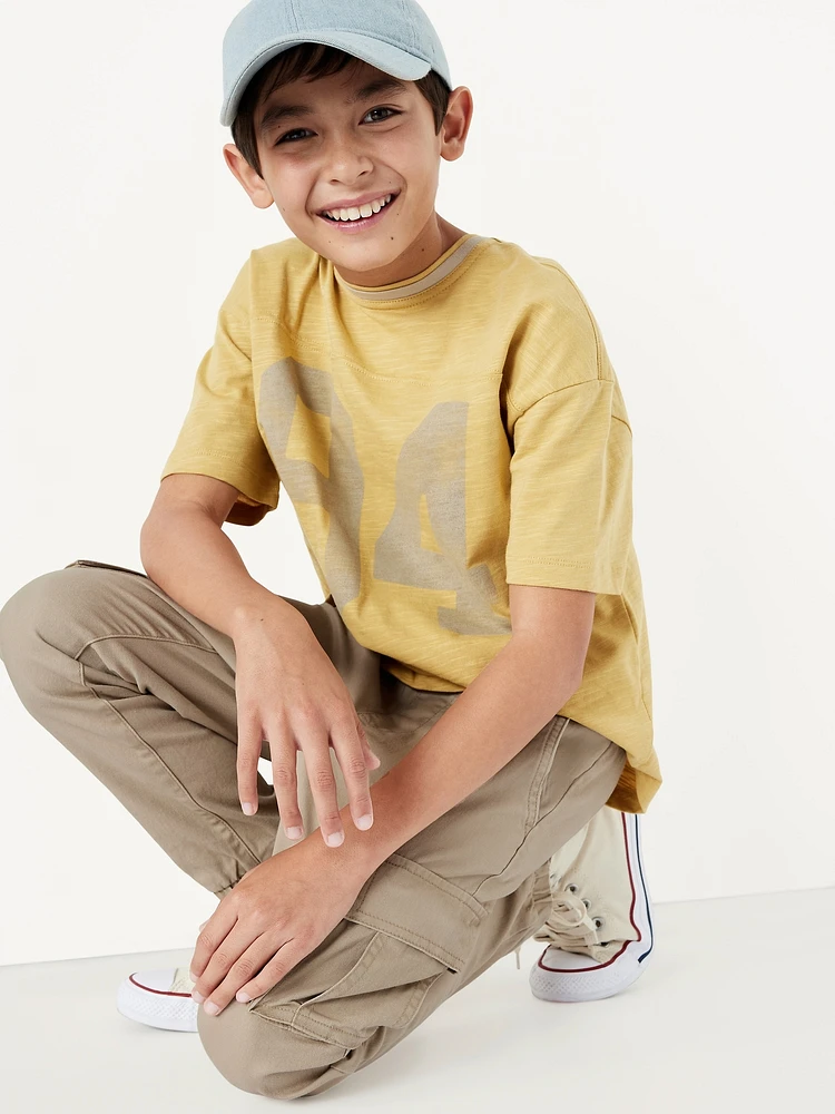 Built-In Flex Twill Cargo Jogger Pants for Boys