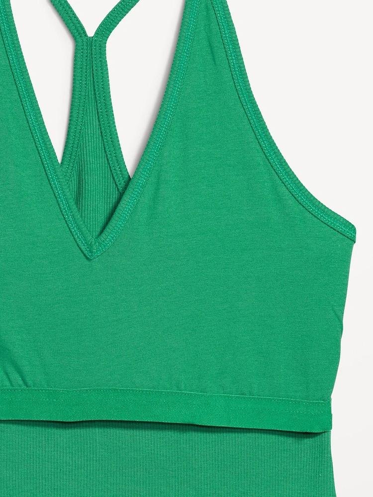 Racerback Crop Tank Top