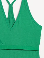 Racerback Crop Tank Top