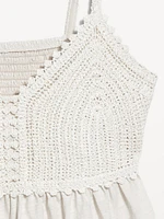 Sleeveless Crochet Top