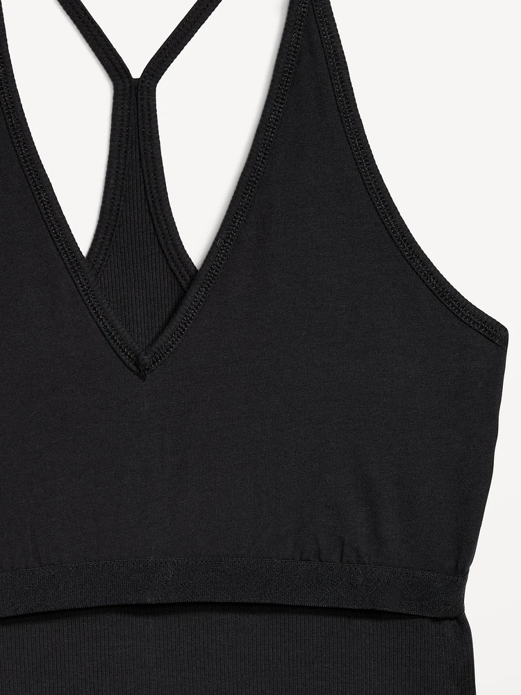 Racerback Crop Tank Top