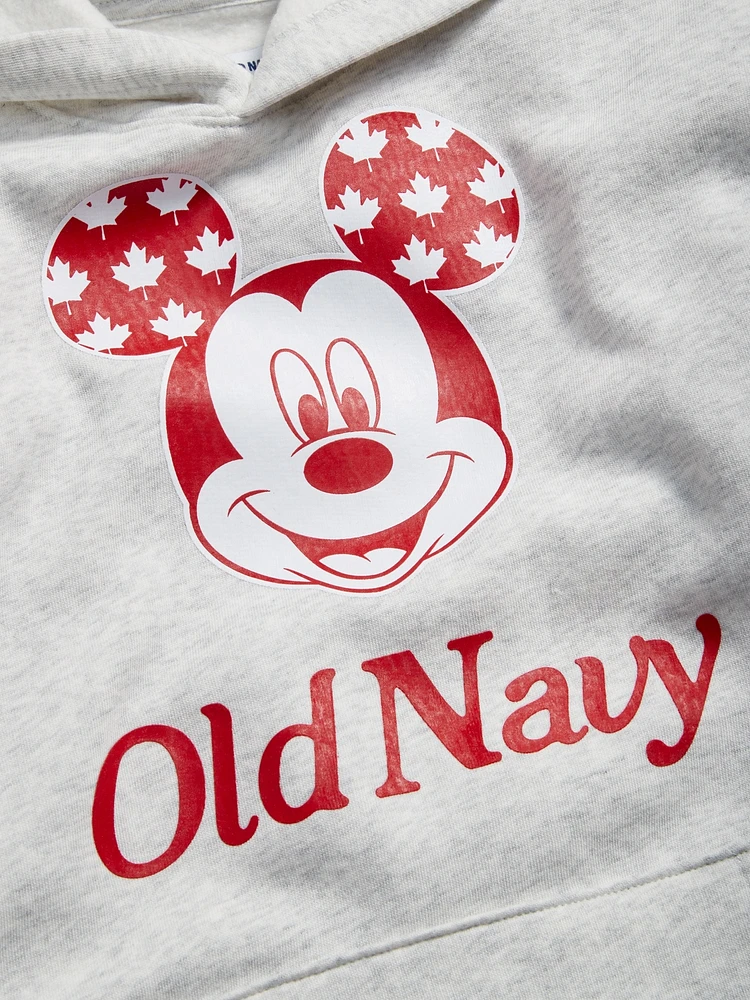 Old Navy x Disney© Mickey Mouse Gender-Neutral Flag Logo-Graphic Pullover Hoodie for Kids