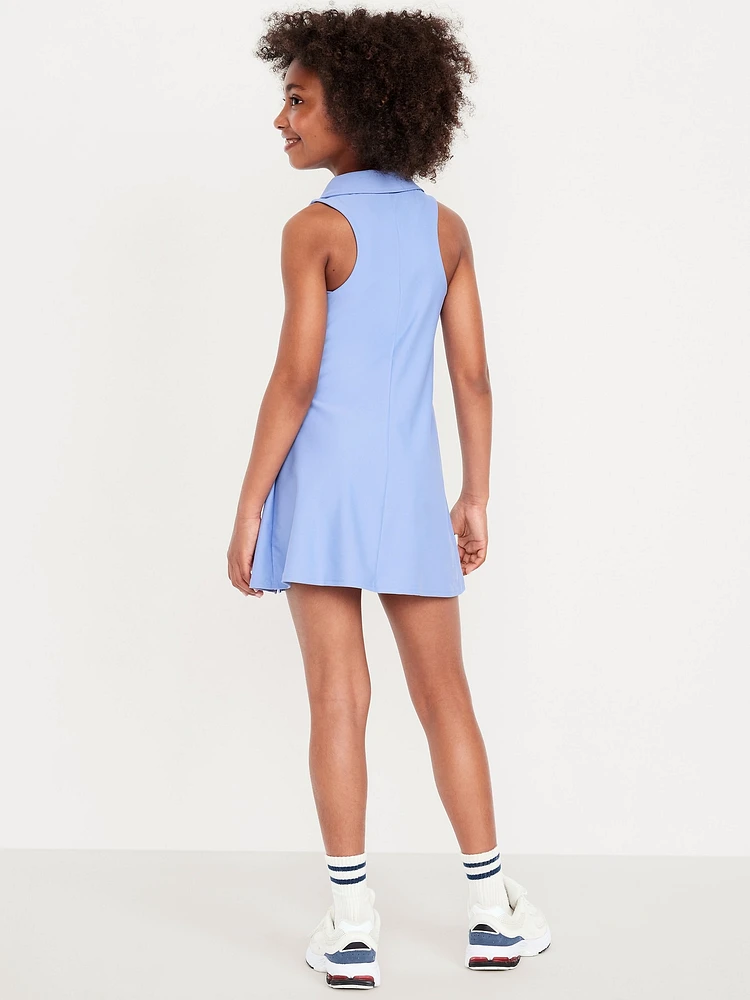 PowerSoft Sleeveless Polo Athletic Dress for Girls