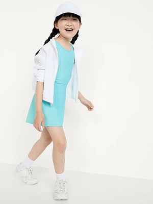 PowerSoft Sleeveless Ribbed Athletic Dress for Girls